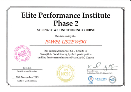Elite Performance Institute Phase 2